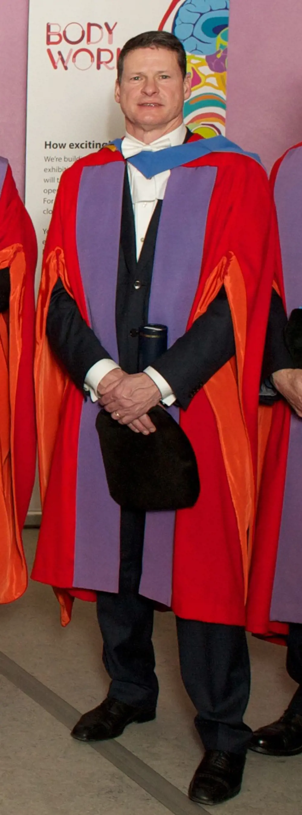 Steve Holliday in robes at the University of Strathclyde.