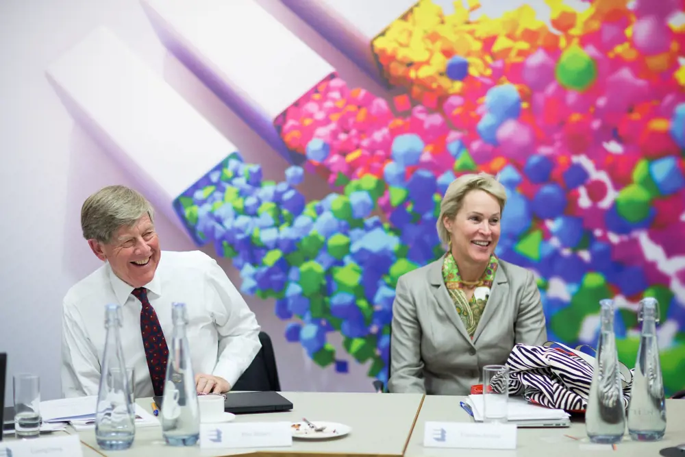 Lord Alec Broers FREng FRS and Professor Frances Arnold. 