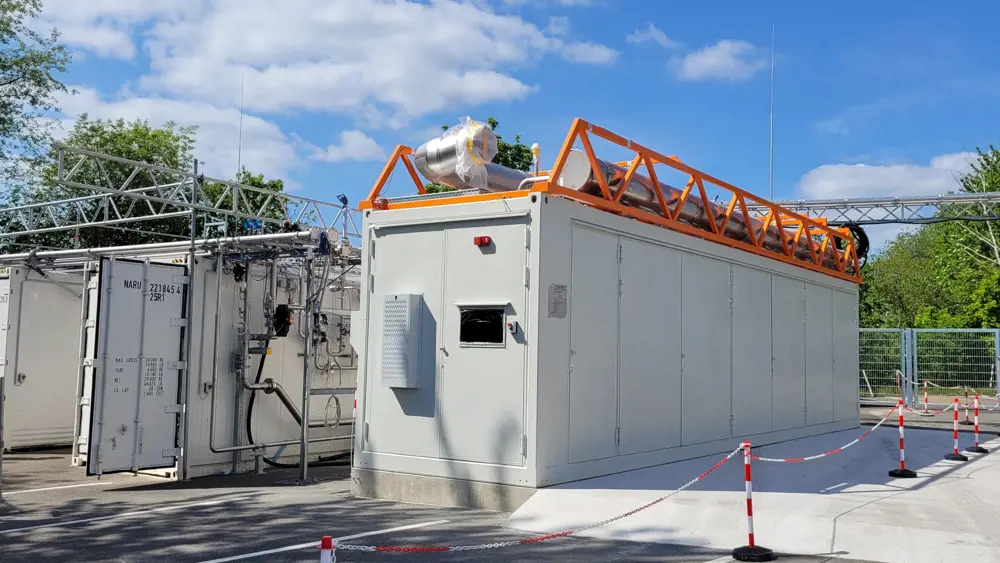 Ceres Power's fuel cell demonstrator in Bangalore