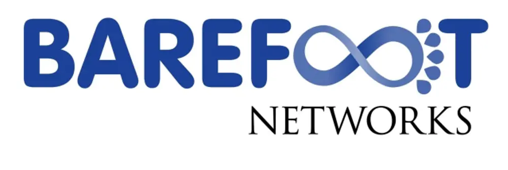 The logo for the Barefoot Networks company founded by Nick McKeown.